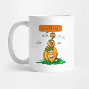 Pumpkins Pumpkins Pumpkins Happy fall yall Halloween and Thanksgiving Gift Mug